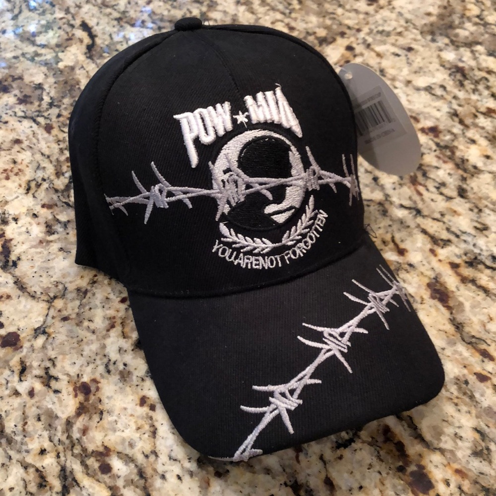 NEW POW MIA Embroidered Ball Cap NWTO